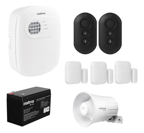 KIT ANM 24 NET + 3X XAS 4010 SMART + 1 XB12AL + 2 XAC 4000 PRETO + 1 SIR 1000 BRANCA