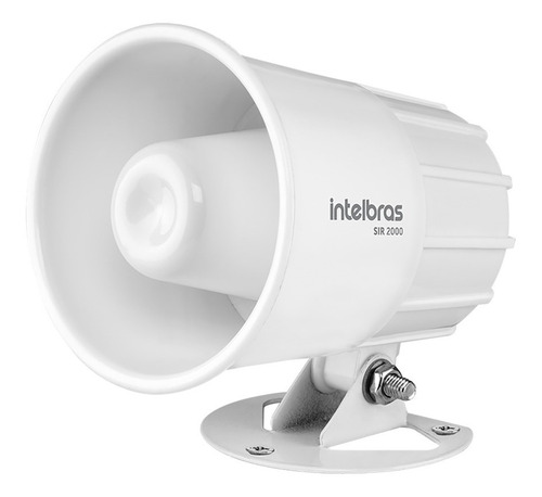 [216103] SIRENE CORNETA INTELBRAS 115 DB SIR 2000 - BRANCA
