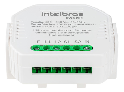 [195758] INTERRUPTOR CONTROLADOR DIMMER SMART WI-FI EWS 252