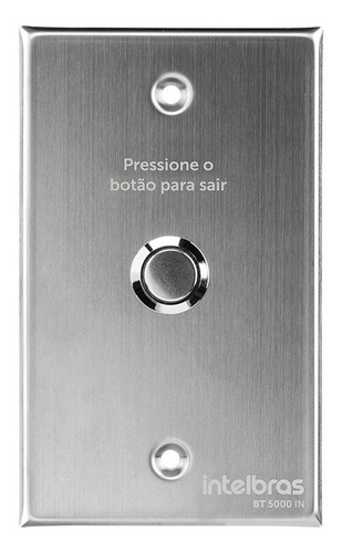 [34] BOTAO DE SAIDA INOX EMBUTIR 4X2 BT 5000 IN