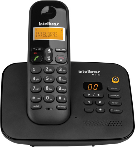[3859] TELEFONE SEM FIO TS 3130 (PRETO)