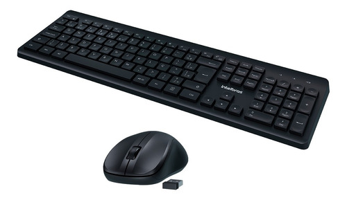 [222270] COMBO TECLADO E MOUSE INTELBRAS CSI50 SEM FIO PRETO
