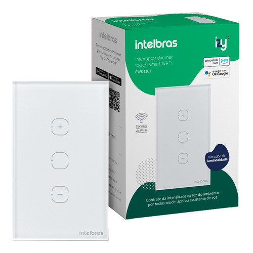 [195236] EWS 1101 INTERRUPTOR SMART WIFI BRANCO