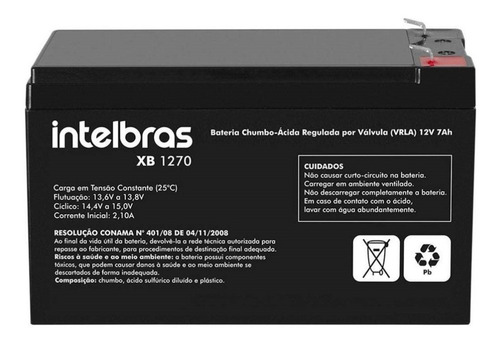 [229598] BATERIA NOBREAK XB 1270 12V XB 7,0 AH