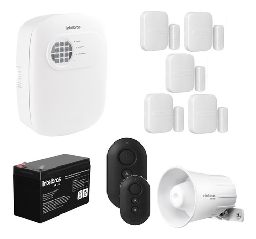 [5621] KIT ANM 24 NET + 2X XAC 4000 + 5X XAS 4010 + 1X XB12AL + 1X SIR 1000 BRANCA