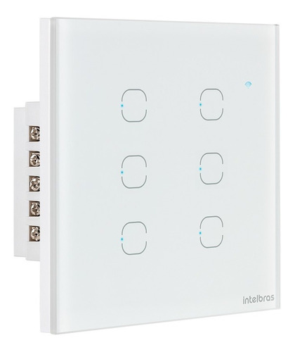 [1206] [13547] INTERRUPTOR SMART WI-FI TOUCH 6 TECLAS EWS 1006 BRANCO